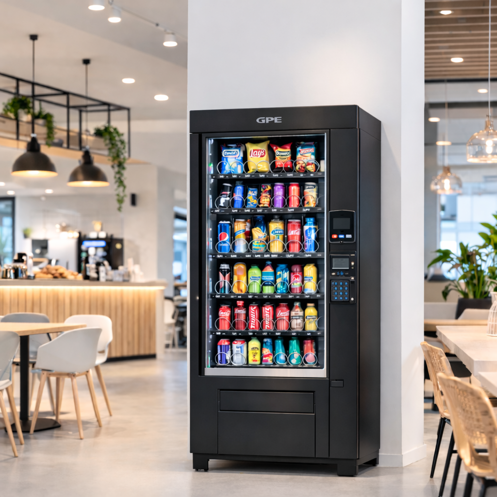 Professionele plaatsing van vendingmachines